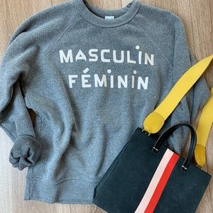 Clare V. Sweatshirt grey S NWT